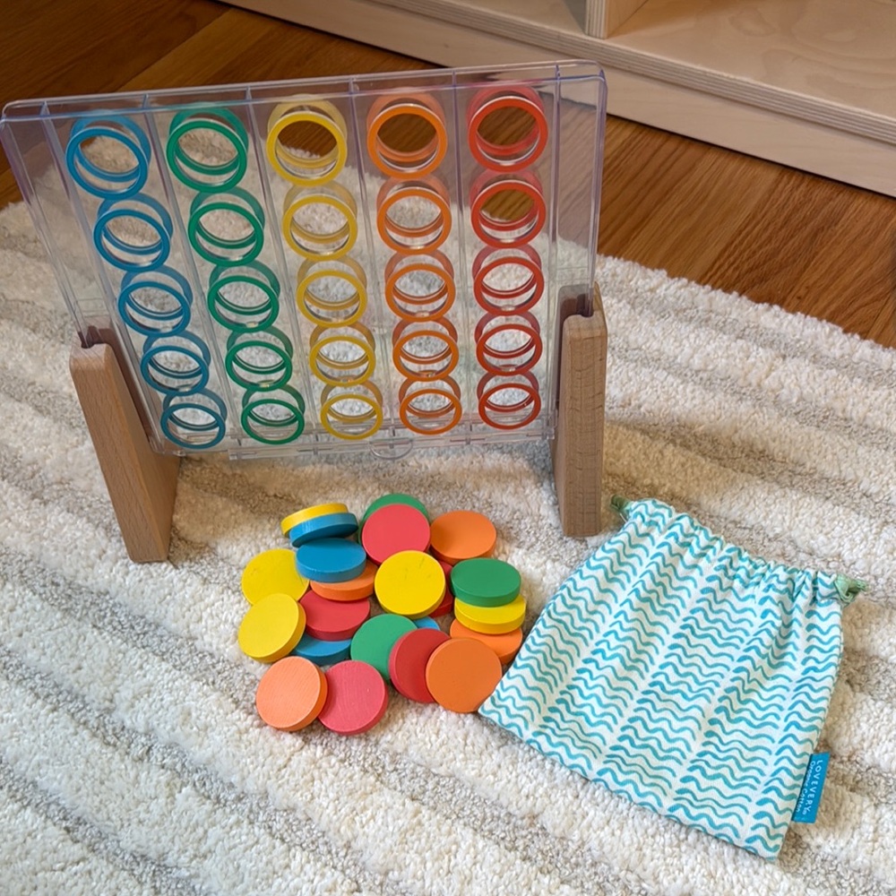 Lovevery Colorful Connect Four Game